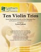 TEN VIOLIN TRIOS cover